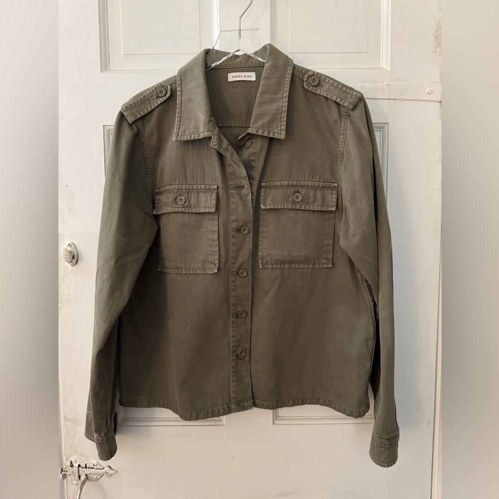 Anine Bing Khaki Utility Jacket